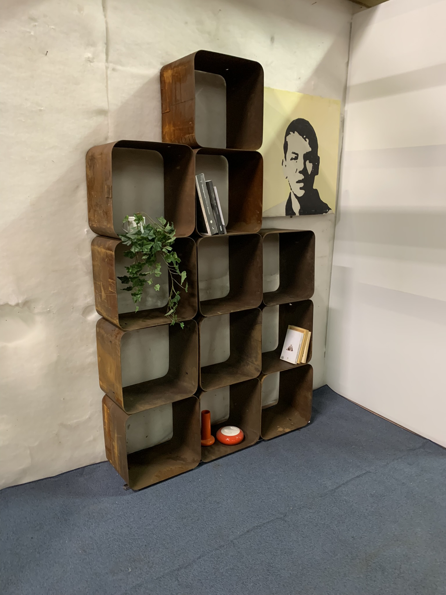 Wallunit Space Cortenstaal CUBUX 1970